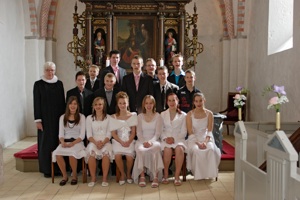 Konfirmation i Mørke Kirke